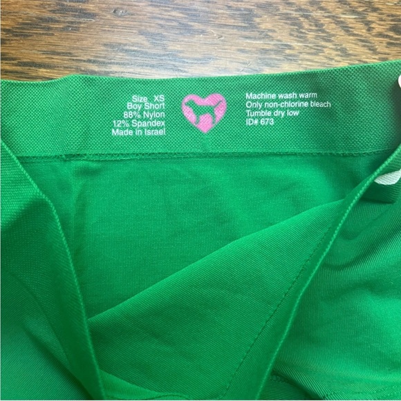 NWT Victoria's Secret PINK Vintage Y2K Green Women's Boy Short Underwear - Picture 4 of 4